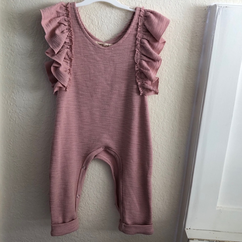 Pink Romper, Baby/Toddler Ruffles Romper